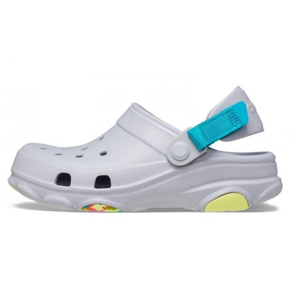 Otroški natikači Crocs Classic All Terrain Kids Clog T z robustnim podplatom in lahkim Croslite™ materialom za udobne otroške avanture.