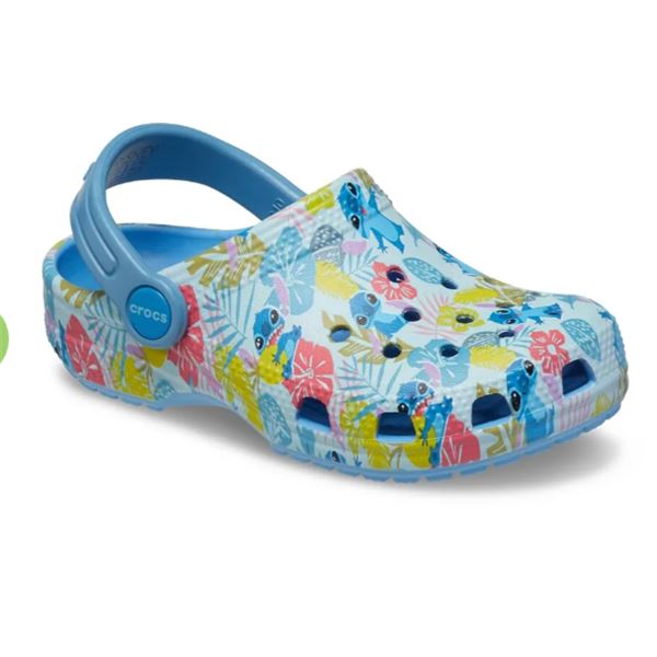 Otroški natikači Crocs Classic Printed Clog Kids z igrivim potiskom in lahkim Croslite™ podplatom za udobno vsakodnevno uporabo.