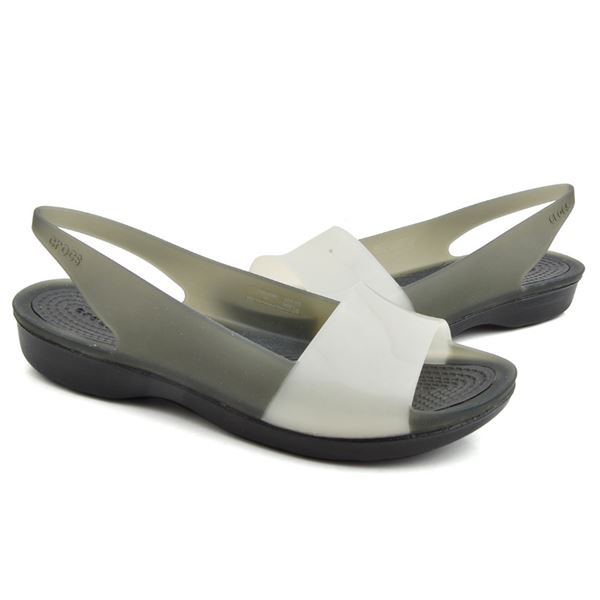 Ženski Crocs Color Block TRSC Flat W 200032 sandali z modernim color-block dizajnom, lahkim Croslite™ podplatom in udobnim prileganjem za poletno nošenje.