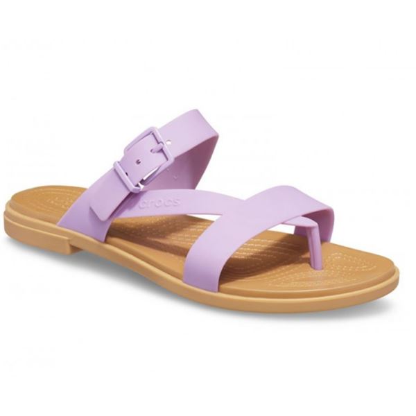 Ženski sandali Crocs Tulum Toe Post Sandal W 206108 z elegantnimi minimalističnimi paščki, lahkotno zasnovo in udobnim LiteRide™ podplatom za sproščene poletne dni.