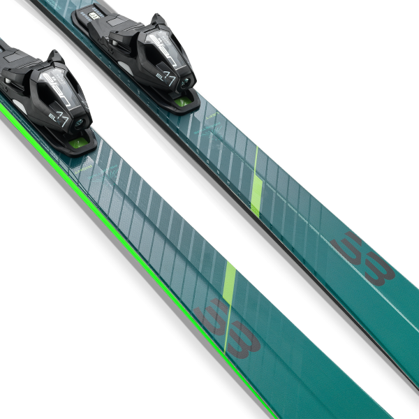 Elan Primetime 33 (25/26) – vsestranske smuči za urejene proge z Mono Ti ojačitvijo, gladkim prehodom robnik–robnik in popolno stabilnostjo za celodnevno karving zabavo.