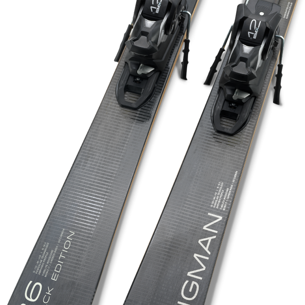 Skis Elan Wingman 86 Black Edition (25/26) combine carbon and titanium strength for superior stability, responsiveness, and precision. Created for demanding skiers who want complete performance and a prestigious look.