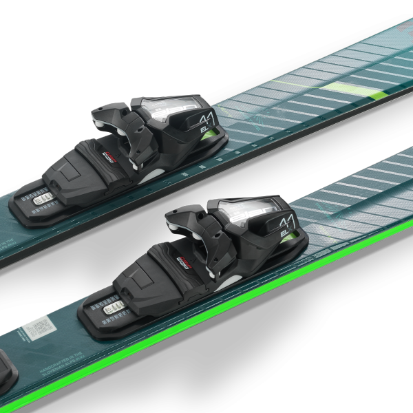 Elan Primetime 33 (25/26) – vsestranske smuči za urejene proge z Mono Ti ojačitvijo, gladkim prehodom robnik–robnik in popolno stabilnostjo za celodnevno karving zabavo.