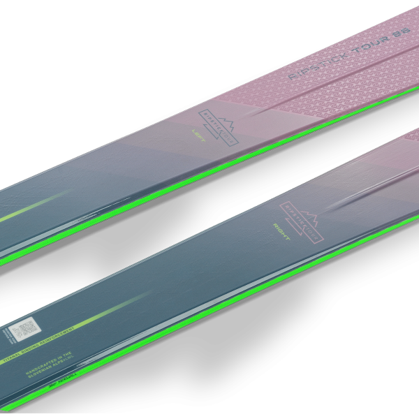 Ženske turne smuči Elan Ripstick Tour 88 W 2025/26 – lahke, stabilne in zanesljive za dolge vzpone in varne spuste. Popolna izbira za vsestranske turne avanture. AS Sport Outlet.