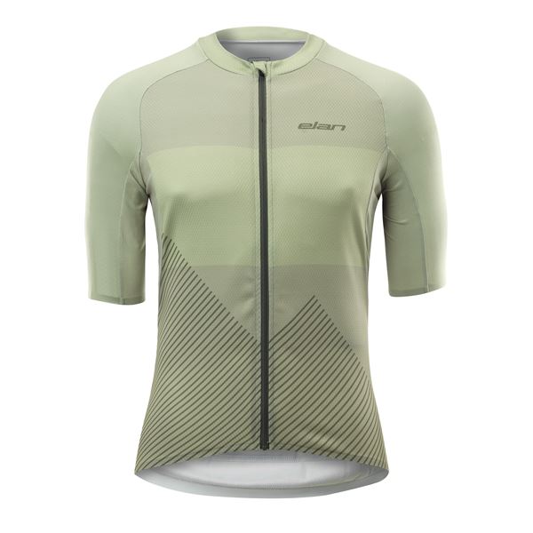 Moški kolesarski dres ELAN BIKE V1 GREEN M izstopa z energičnim zelenim odtenkom in sodobnim športnim dizajnom. Lahek, zračen in raztegljiv material omogoča odlično prileganje ter učinkovito odvajanje vlage, kar zagotavlja udobje tudi med daljšimi in intenzivnimi vožnjami.