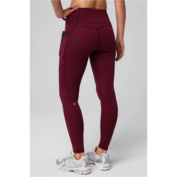 Ženske pajkice FABLETICS Oasis High-Waisted Legging z visokim pasom, mehke športne pajkice za jogo, fitnes in prosti čas.