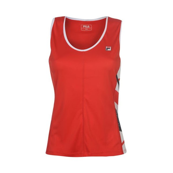 Women's FILA AMERICAN TOP ARISA sports top is designed for playing tennis and other sports activities.