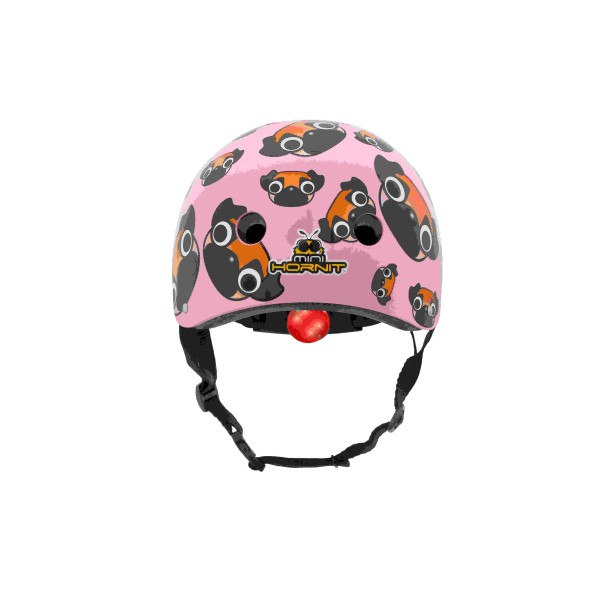 Mini Hornit čelade so majčkeno, ne veliko, bolj kul od ostalih čelad! Noro zabavne in stilske (in da ne podcenjujemo tudi črne) so popolnoma prilagodljive, udobne, lahke in oblikovane tako, da jih otroci z veseljem nosijo.