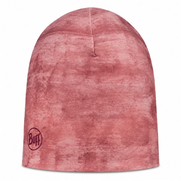 Originalna športna kapa BUFF® EcoStretch Beanie Lise Rosewood z atraktivno rožnato barvno kombinacijo. Obojestranska in raztegljiva konstrukcija iz recikliranih materialov, primerna za tek, pohodništvo, smučanje, kolesarjenje in druge športne aktivnosti v hladnejšem vremenu