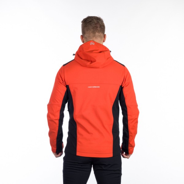 Moška softshell jakna NORTHFINDER MORRIS je outdoor jakna za vse avanture na prostem. Ta jakna je narejena iz visoko zmogljivega 3-slojnega softshell-a s parametri 10.000 mm H₂O / 10.000 g/m²/24h, ki zagotavlja popolno zaščito pred vremenskimi vplivi.