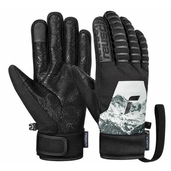 Tople in nepremočljive freeride rokavice Reusch Raptor z zračno membrano R-TEX® XT, zaslonsko funkcijo Touch-Tec™ ter trakom Storm Leash.
