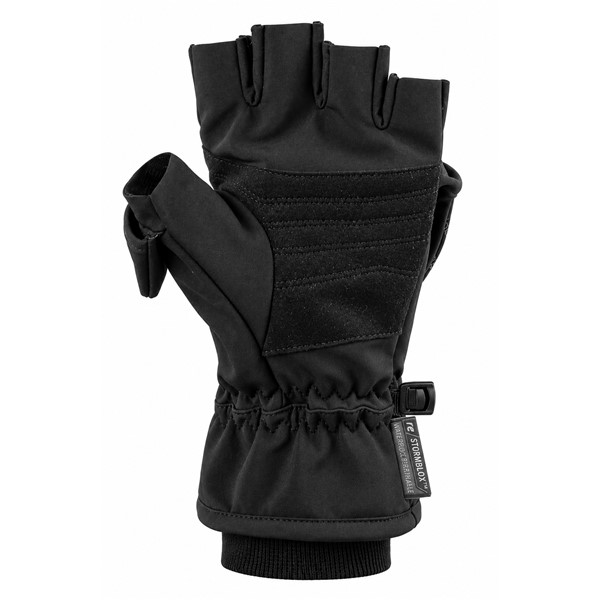 Multifunkcijske rokavice REUSCH DEXX CONVERTIBLE STORMBLOXX™ v barvi BLACK/SILVER s protivetrno tehnologijo STORMBLOXX™, inovativno zasnovo 2 v 1, preklopno zaščito prstov in palca, ojačano dlanjo iz mikrovlaknenega semiša ter raztegljivim materialom Softshell. Primerne za pohodništvo, fotografiranje, nordijsko hojo in različne aktivnosti na prostem.