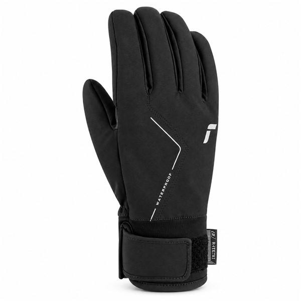Multifunkcijske rokavice REUSCH DIVER X R-TEX® XT TOUCH-TEC™ v barvi BLACK/SILVER z nepremočljivo, protivetrno in zračno membrano R-TEX® XT, zunanjo tkanino Softshell, notranjo podlogo MicroActive, tehnologijo TOUCH-TEC™ za uporabo zaslonov na dotik, ojačano dlanjo in nastavljivo zapestno manšeto. Primerne za pohodništvo, kolesarjenje, zimske sprehode in različne aktivnosti na prostem.