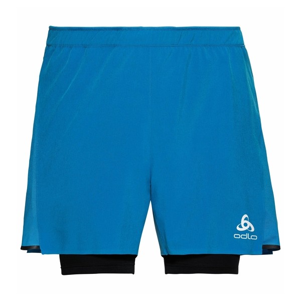 Moške tekaške hlače ODLO 2v1 ZEROWEIGHT CERAMICOOL