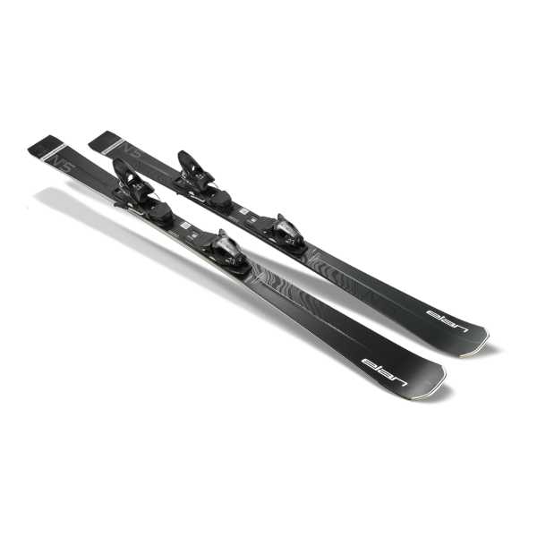 Elan Primetime N°5 W Black Edition (25/26) – the most precise women's skis in the series with Mono Ti reinforcement, exceptional edge grip and top carving.