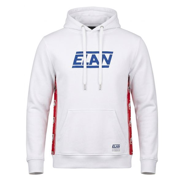 Ženski pulover ELAN RETRO HOODIE WHITE