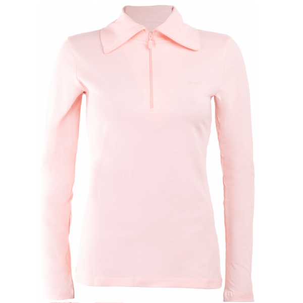 Women's pullover with zipper REUSCH PINK