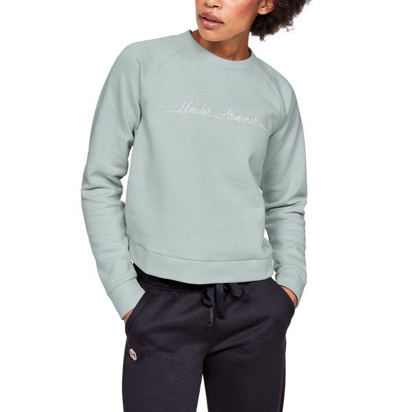 Women's Sweater UA RECOVERY FLEECE SCRIPT CREW