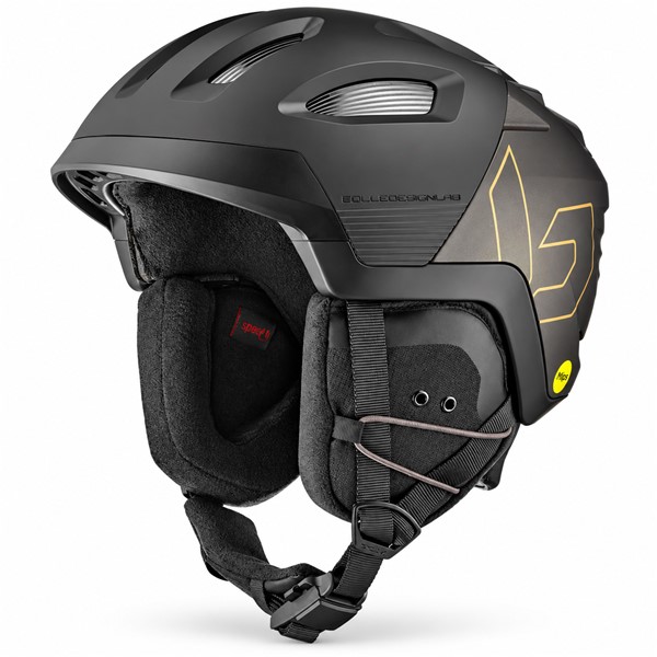 Premium ski helmet BOLLÉ RYFT MIPS in an elegant matte black color MINERAL BLACK MATTE. Advanced protective technology MIPS®, progressive AViD midsole, hybrid Hybrid Shell construction, patented Active Panel Ventilation, precise BOA® Fit system and Fidlock® magnetic buckle provide high functionality, comfort and a modern sport look.