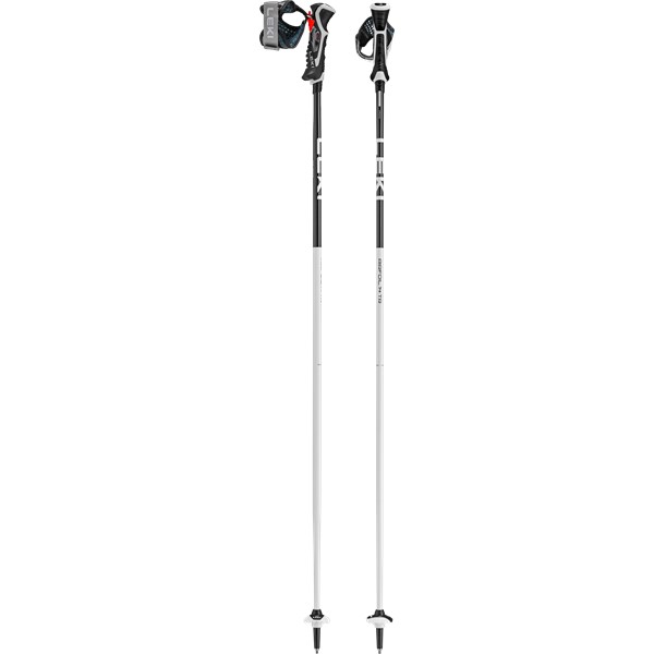 Lahke športne smučarske palice LEKI Airfoil 14 TR s 14-milimetrskim profilom Airfoil, sistemom Trigger 3D in konico Flex Tip