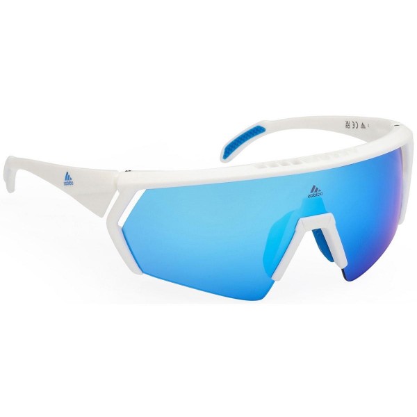 ADIDAS SP0063 24X so športna sončna očala zanesljivega oblikovanja, ki so del prestižne adidas sport kolekcije. Njihov bel okvir in modra šipca zagotavljata izjemen slog in vidno prepoznavnost med aktivnostmi, kot sta tek ali kolesarstvo.