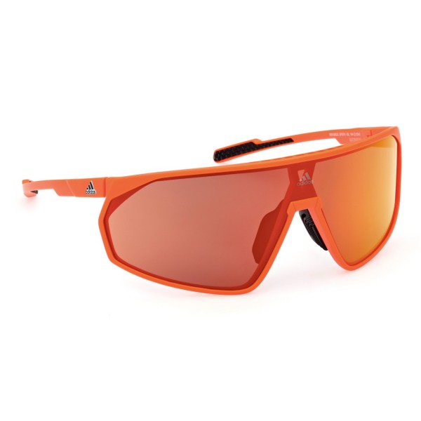 Adidas Sport SP0074 43L so športna sončna očala zanesljivega oblikovanja, ki so del prestižne adidas sport kolekcije. Njihov oranžen okvir in šipca zagotavljata izjemen slog in vidno prepoznavnost med aktivnostmi, kot sta tek ali kolesarstvo. 