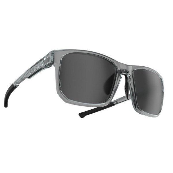 The BLIZ ACTIVE IGNITE GREY TRANSPARENT sunglasses are an ideal choice for those looking for a combination of elegance, protection, and comfort during outdoor activities.