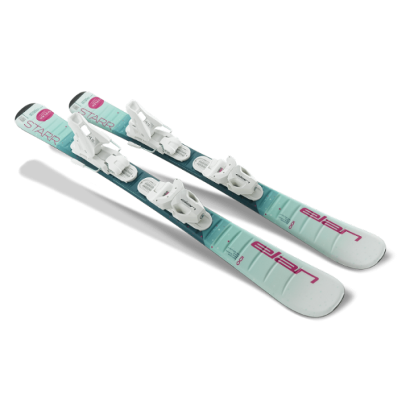 The Starr ski is equipped with the most innovative technology for young skiers. Elan's patented U-Flex solution allows children to fully bend the skis, enabling them to master more challenging skiing techniques much faster.