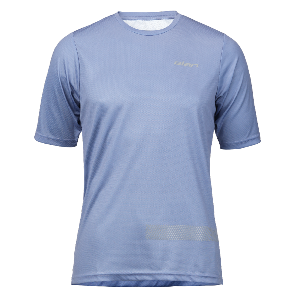 Ženska kolesarska majica Elan Bike v vijolični barvi, udobna, zračna in primerna za poletno kolesarjenje