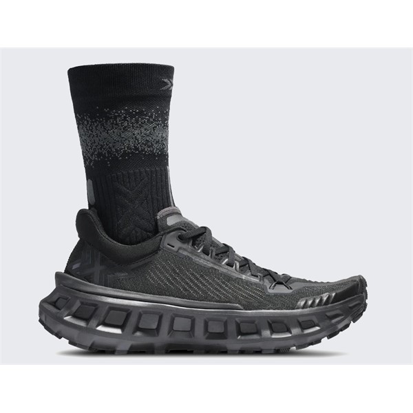 Črne unisex trail tekaške superge X-BIONIC TERRASKIN X03 X Black Rhino Grey z Vibram MegaGrip podplatom