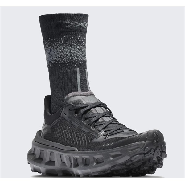 Črne unisex trail tekaške superge X-BIONIC TERRASKIN X03 X Black Rhino Grey z Vibram MegaGrip podplatom