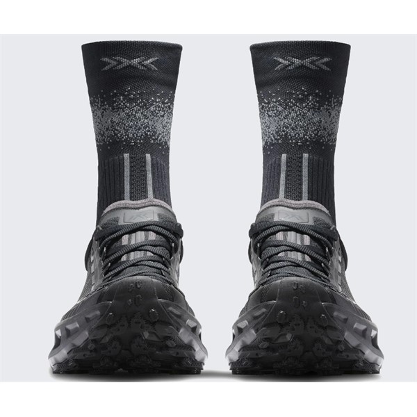 Črne unisex trail tekaške superge X-BIONIC TERRASKIN X03 X Black Rhino Grey z Vibram MegaGrip podplatom