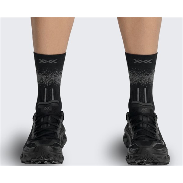 Črne unisex trail tekaške superge X-BIONIC TERRASKIN X03 X Black Rhino Grey z Vibram MegaGrip podplatom