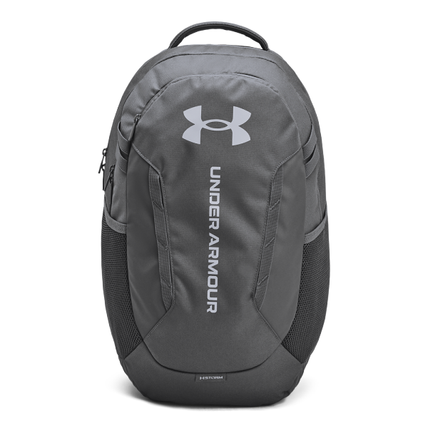 Discover the Under Armour Hustle 6.0 backpack, ideal for active individuals. Equipped with UA Storm technology, this backpack repels water and provides protection. It has a soft compartment for a laptop, a secure zip pocket, and a side pocket for a water bottle.