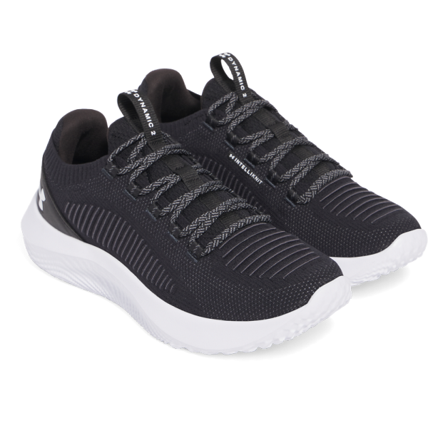 Under Armour DYNAMIC 2 so vrhunske superge, zasnovane za aktivne posameznike. Napredna oblazinjenost UA HOVR™ omogoča energijsko vračanje, medtem ko trpežni nedrseč podplat zagotavlja odličen oprijem.