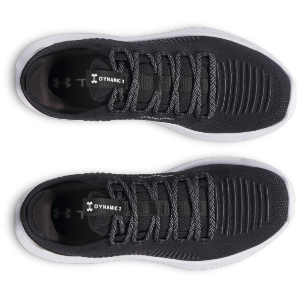 Under Armour DYNAMIC 2 so vrhunske superge, zasnovane za aktivne posameznike. Napredna oblazinjenost UA HOVR™ omogoča energijsko vračanje, medtem ko trpežni nedrseč podplat zagotavlja odličen oprijem.
