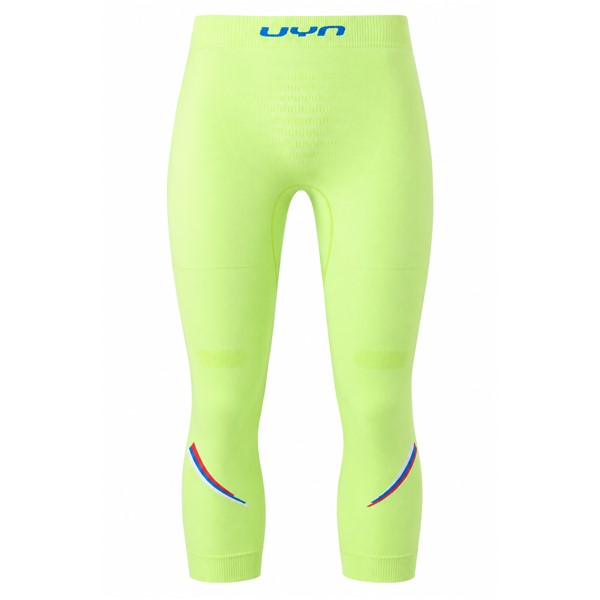 UYN NATYON BIOMORPH SLOVENIA so vrhunske unisex 3/4 termo spodnje hlače za smučanje, zasnovane z napredno 3D anatomsko konstrukcijo, tehnologijama Airsac in Isoduct ter inovativnimi materiali BioLight, Ecolypt, Flexicorn in Kapok.