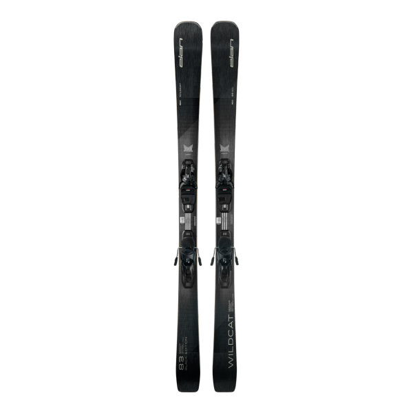 Elan Wildcat 83 Black Edition – ekskluzivne ženske smuči s karbonsko in titanlovo konstrukcijo za vrhunsko stabilnost, natančnost in slog. AS Sport Outlet.