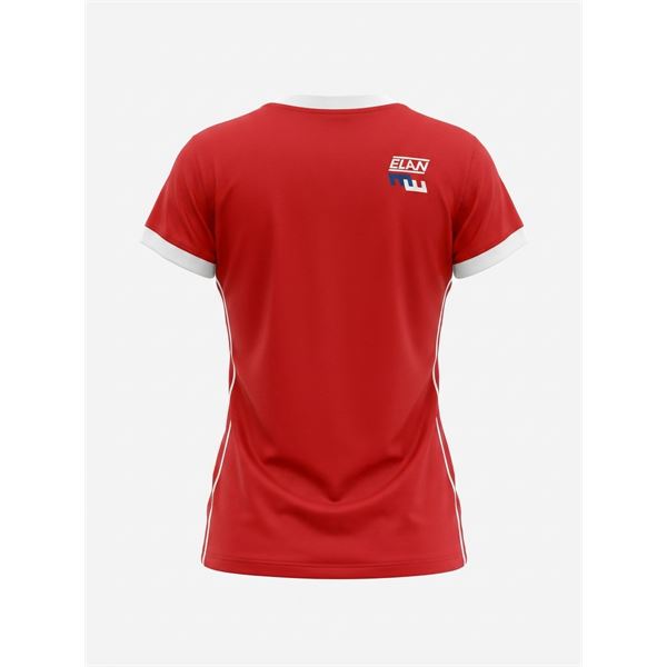 Ženska majica ELAN W T-SHIRT RETRO RED