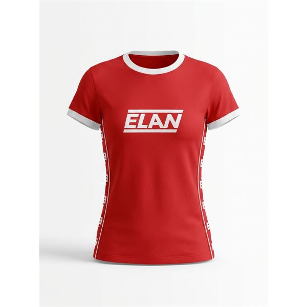 Ženska majica ELAN W T-SHIRT RETRO RED