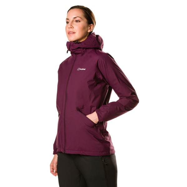 Berghaus Hydroloft ženska jakna je visokokakovostna jakna, ki uporablja tehnologijo Hydroshell za vodoodpornost in zračnost. Podložena je, kar zagotavlja dodatno toploto in udobje.