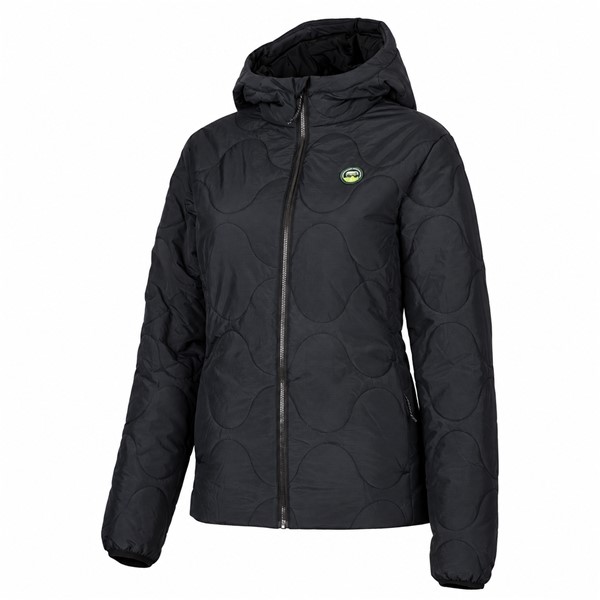 Women's jacket ELAN DEMO W PADDED JACKET is a lightweight insulated sport jacket with ALTO synthetic fill from recycled materials. The outer material of 100% nylon features a water-repellent surface treatment to help protect against light rain and snowfall. The jacket has two side pockets and an adjustable bottom hem. Suitable for everyday use, walks, travel, and outdoor activities.
