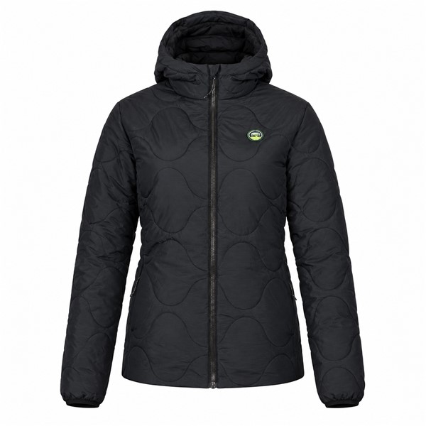 Women's jacket ELAN DEMO W PADDED JACKET is a lightweight insulated sport jacket with ALTO synthetic fill from recycled materials. The outer material of 100% nylon has a water-repellent coating to help protect against light rain and snowfall. The jacket has two side pockets and adjustable bottom hem. Suitable for everyday use, walks, travel, and outdoor activities.
