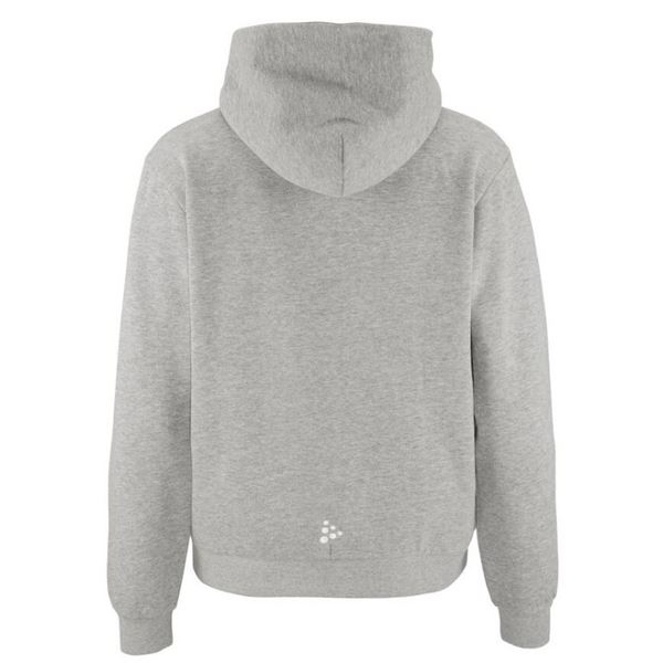 Ženska jopica Craft Community 2.0 FZ Hoodie W je udobna športna jopica z zadrgo po celotni dolžini, izdelana iz mehkega in prijetnega materiala. Omogoča dobro zračnost in svobodo gibanja, zato je odlična izbira za prosti čas, sprehode ali lahke športne aktivnosti. Klasičen in čist dizajn poskrbi za vsestransko uporabnost v vsakdanjih kombinacijah.