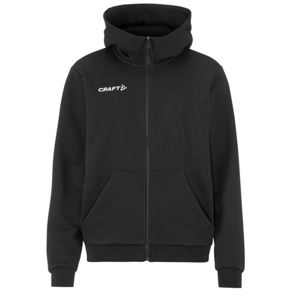 Ženska jopica Craft Community 2.0 FZ Hoodie W je udobna in mehka športna jopica z zadrgo po celotni dolžini. Izdelana je iz kakovostnega materiala, ki nudi prijeten občutek na koži in dobro zračnost. Primerna je za vsakodnevno nošenje, prosti čas, sprehode in lahke športne aktivnosti, saj združuje funkcionalnost in sproščen športni videz.
