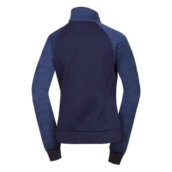 The warm pullover made of mélange fleece is suitable as a universal mid-layer. As a second layer, it has countless uses throughout the year. Thanks to its airy construction, it effectively wicks away sweat. It features two practical pockets in the front.