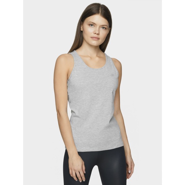 Ženska športna majica 4F NOSH4-TSD003 27M je popolna za vse športne aktivnosti, saj ponuja udobje in funkcionalnost v vsakem gibu. Izdelana iz materialov, ki omogočajo hitro sušenje in optimalno zračnost, je primerna za vadbo, tek in prosti čas. 