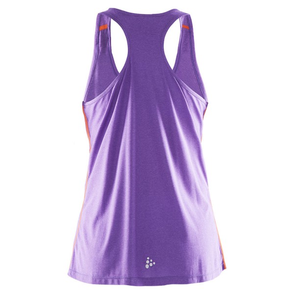 Ženska aktivna majica brez rokavov primerna za vse vrste športnih aktivnosti.