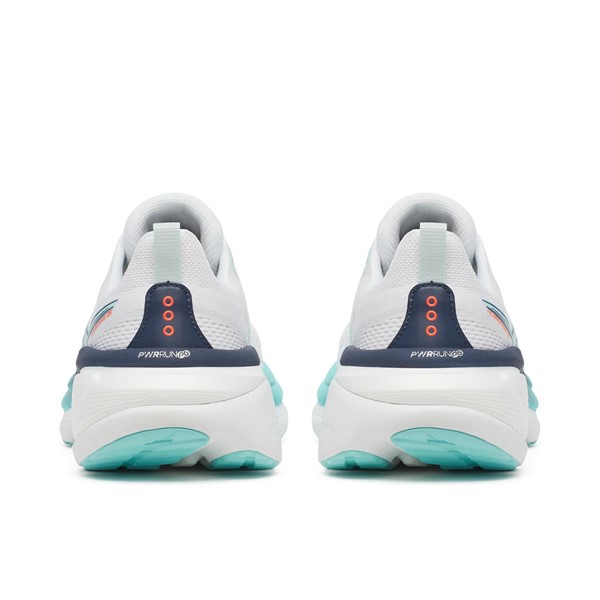 Maksimalno blažene ženske tekaške superge Saucony Hurricane 25 s peno PWRRUN PB, podporo CenterPath in trpežnim podplatom XT-900.