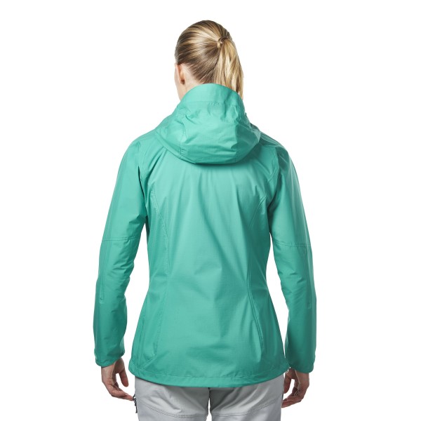 Ženski anorak Berghaus Fast Packing je lahek, vodoodporen anorak, idealen za izlete v gore, ko je vsak gram pomemben. Izdelan je iz materiala Hydroshell Elite, ki zagotavlja visoko stopnjo vodoodpornosti, kar je ključno za ohranjanje udobja in suhosti.